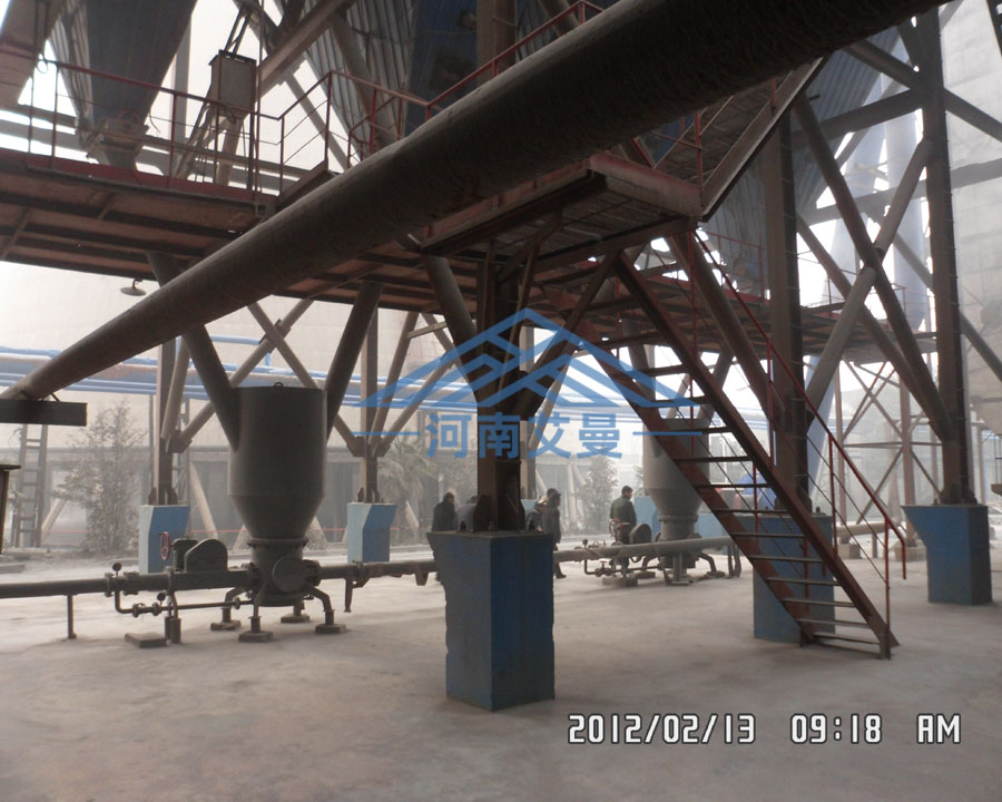 河（hé）南省（shěng）焦作李封電廠氣力輸送（sòng）現場